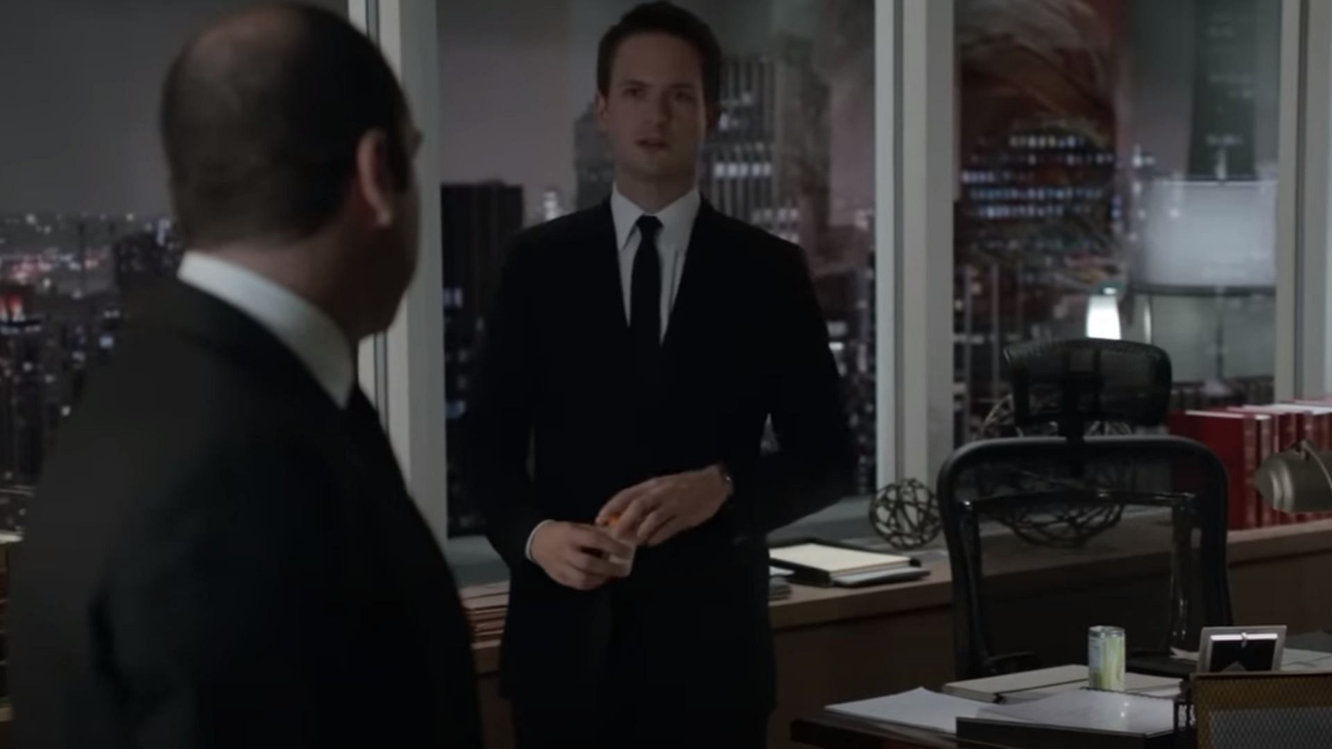 A still frame from the series (image via Youtube/@ Suits Official)
